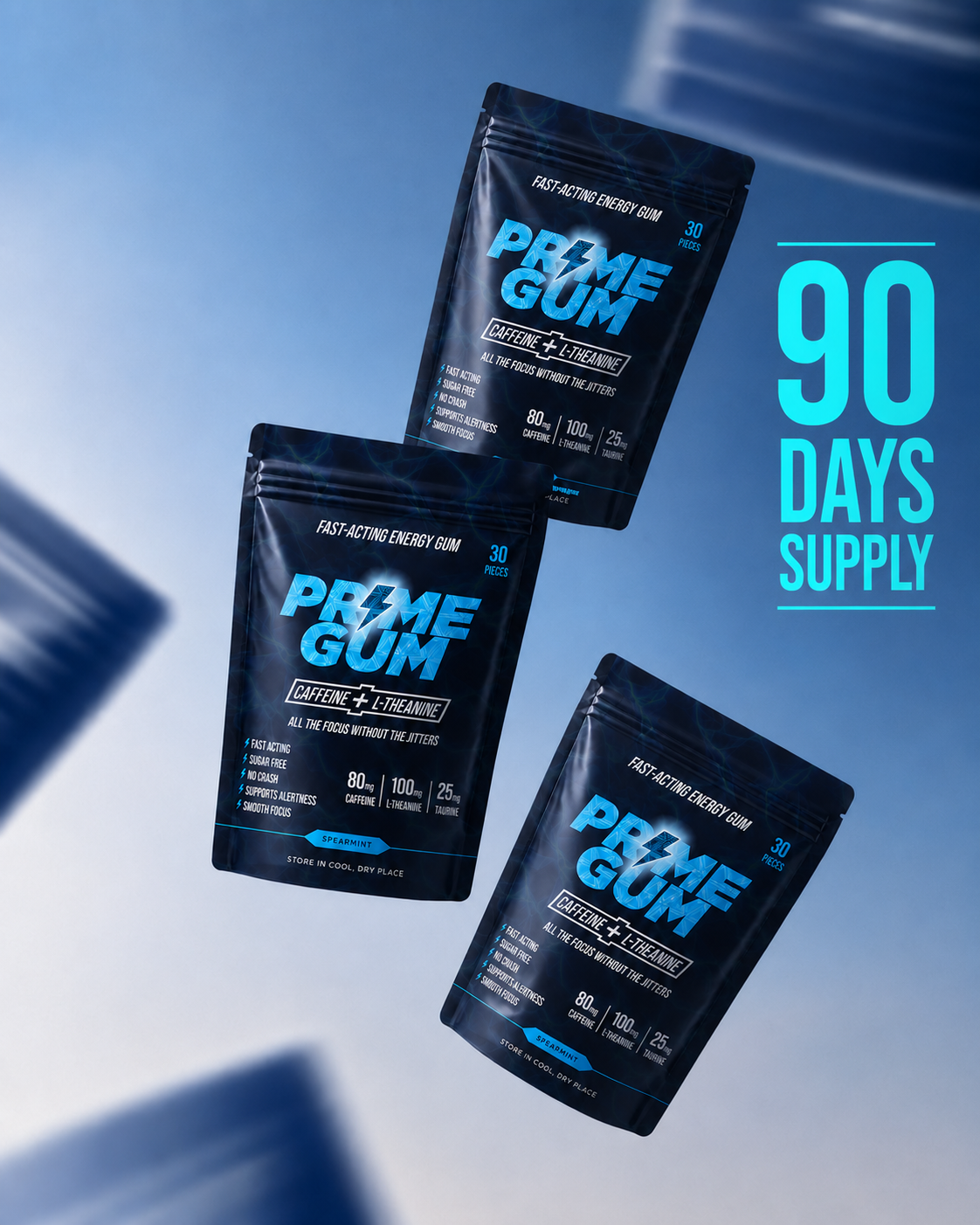 Prime Gum 90-Day Pack (3 Packs)