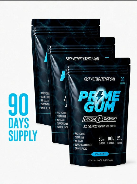 Prime Gum 90-Day Pack (3 Packs)