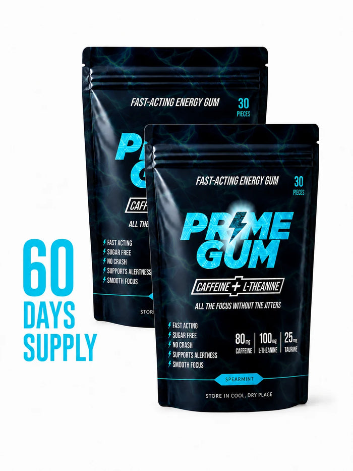 Prime Gum 60-Day Pack — two packs, 60 days supply